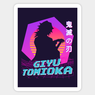 Giyu Tomioka - Vaporwave Magnet